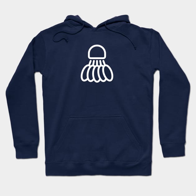 Badminton shuttlecock Hoodie by ezioman